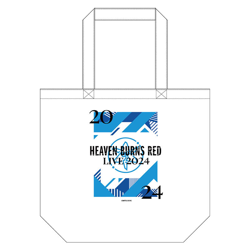 HEAVEN BURNS RED LIVE 2024』オリジナルトートバッグWHITE Ver. (LIVE 