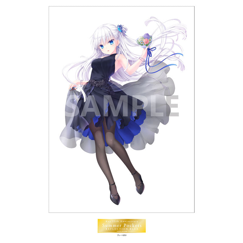 Summer Pockets RB 鳴瀬 しろは(Key25th) 高精細複製イラスト【受注販売】