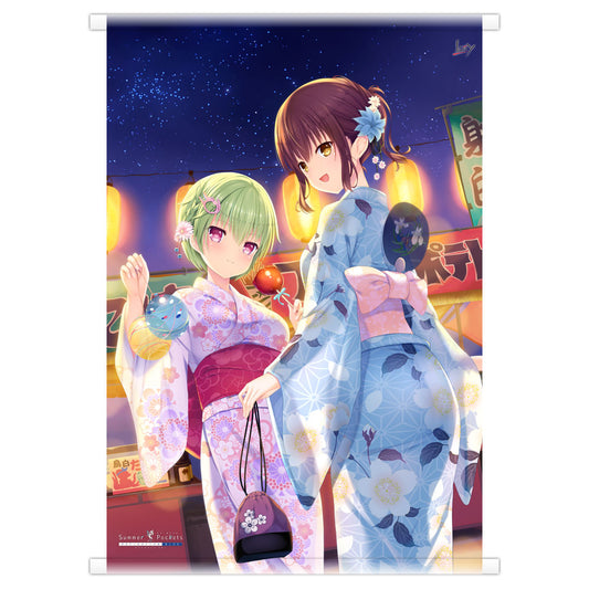 Summer Pockets RB B2タペストリー 野村 美希&岬 鏡子 2019 Key Calendar