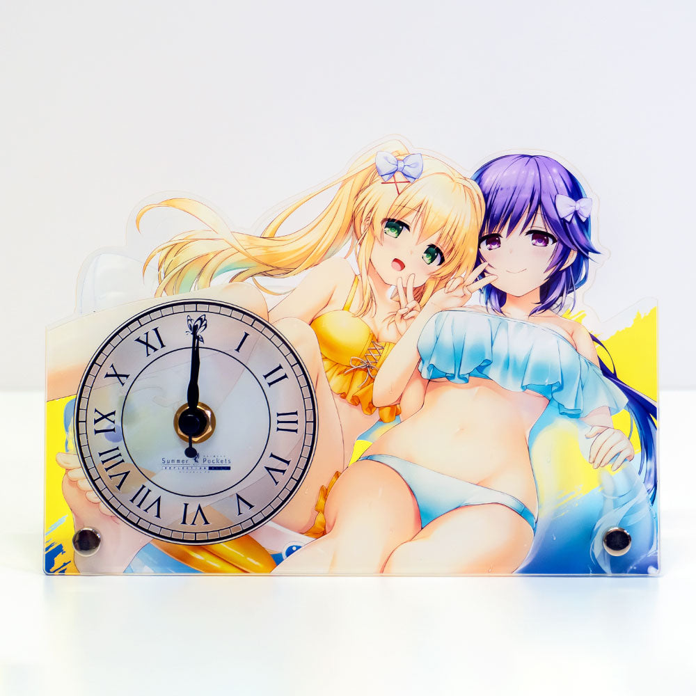 Summer Pockets RB アクリルクロック 紬 ヴェンダース&水織 静久 2022ver.