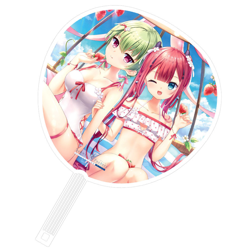Summer Pockets RB うちわ 神山 識&野村 美希 2023ver._表