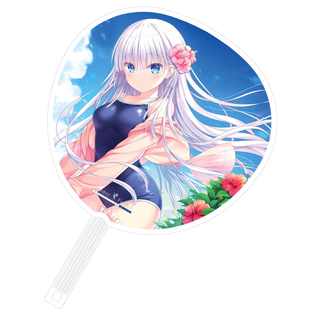 Summer Pockets RB うちわ 鳴瀬 しろは 2022ver._表