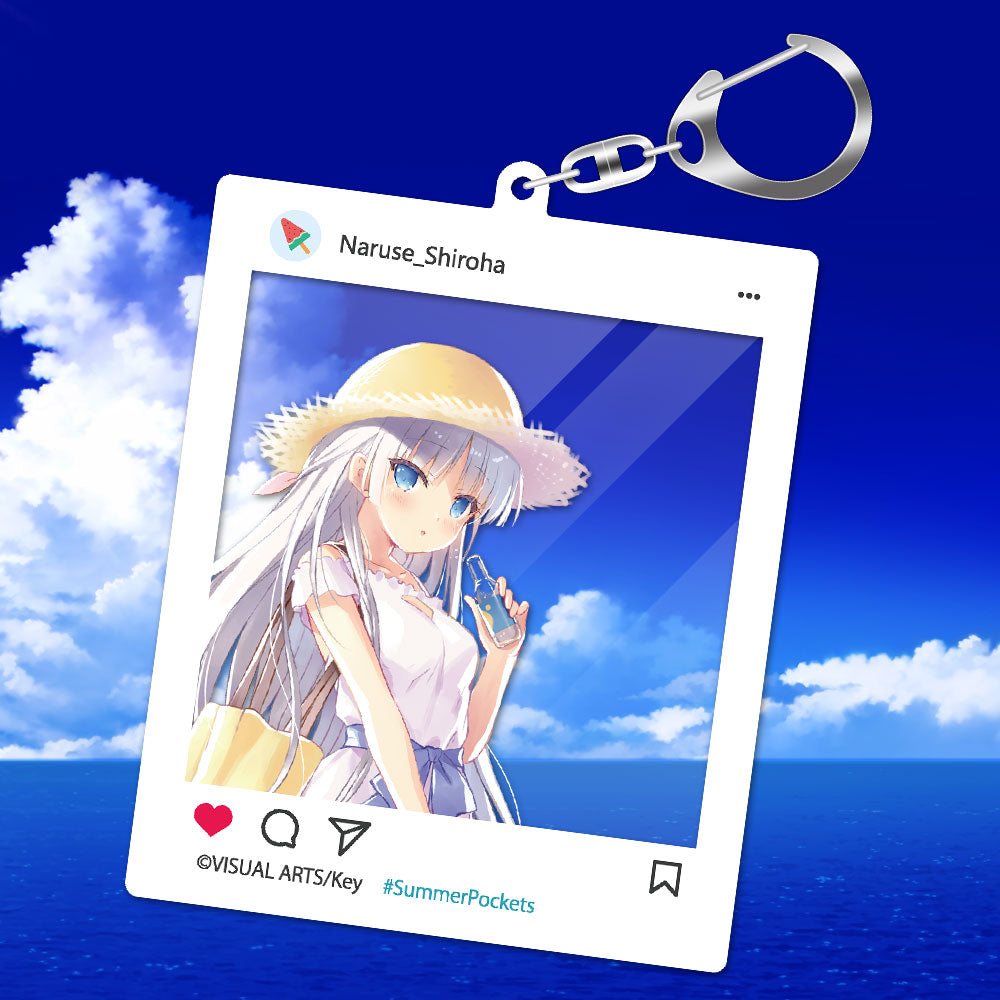 Summer Pockets RB SNS風アクリルキーホルダー 鳴瀬 しろは_1枚目