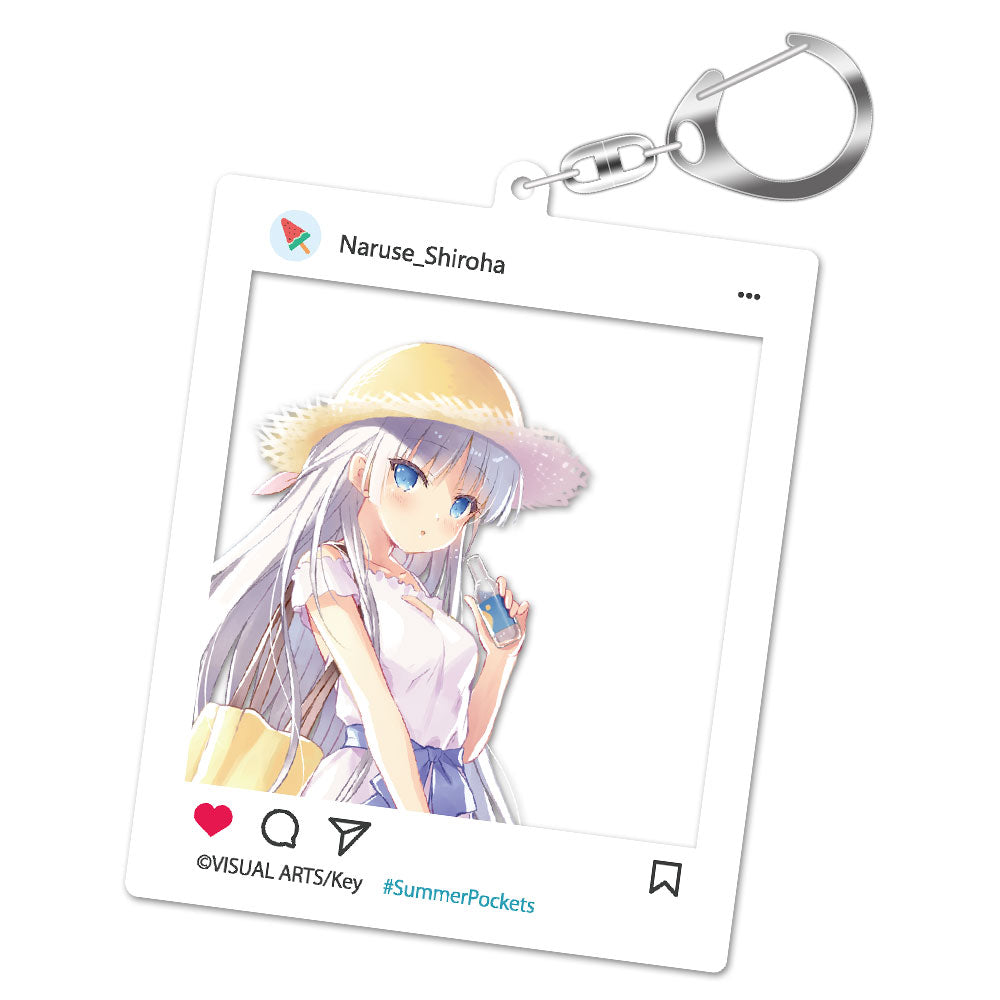 Summer Pockets RB SNS風アクリルキーホルダー 鳴瀬 しろは_2枚目