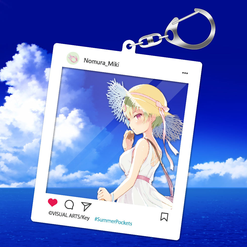 Summer Pockets RB SNS風アクリルキーホルダー 野村 美希_1枚目