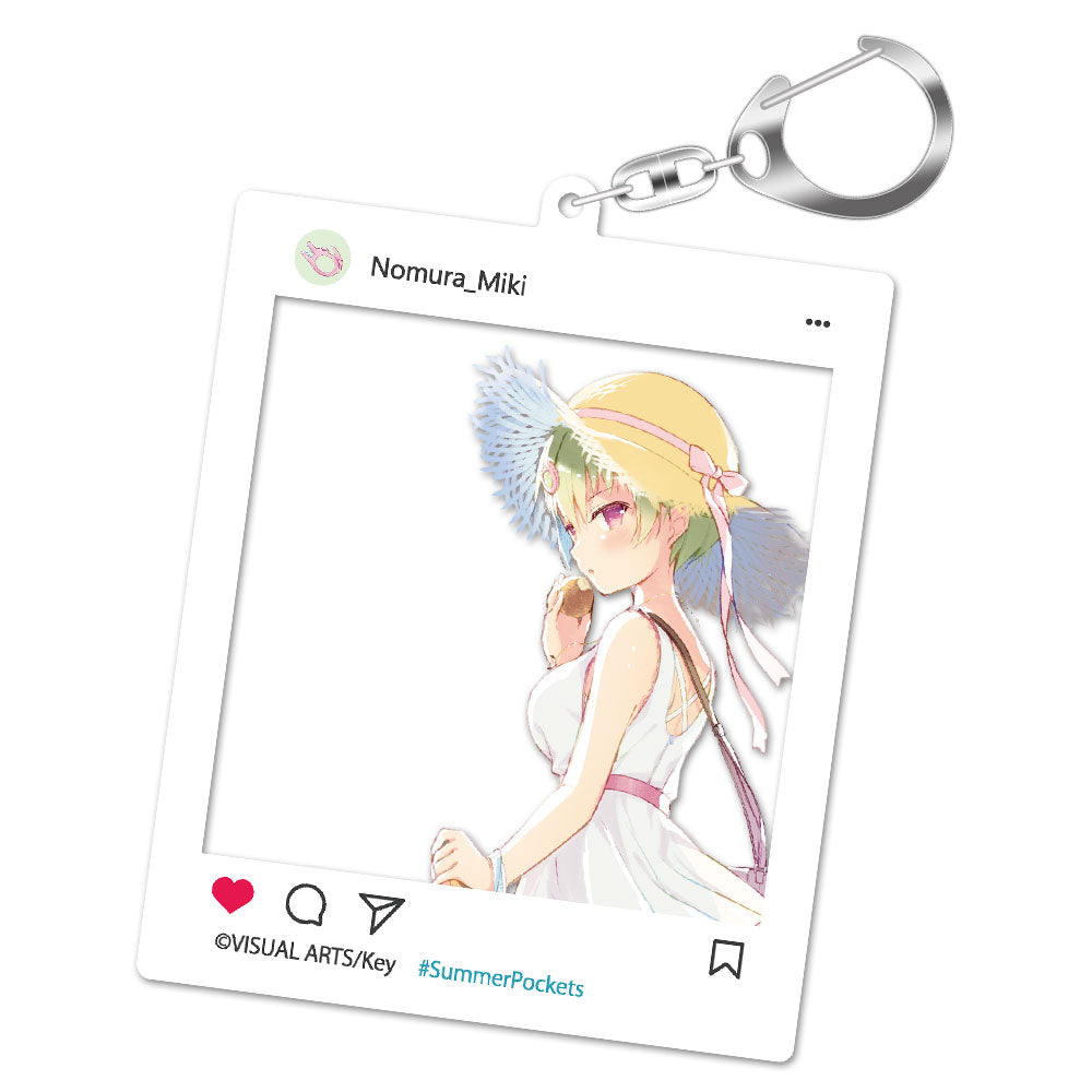 Summer Pockets RB SNS風アクリルキーホルダー 野村 美希_2枚目