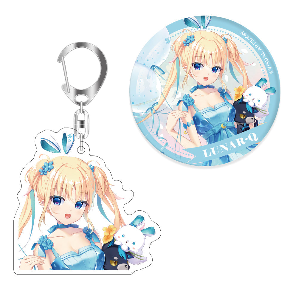 Key25th るなきゅん アクリルキーホルダー+缶バッジセット