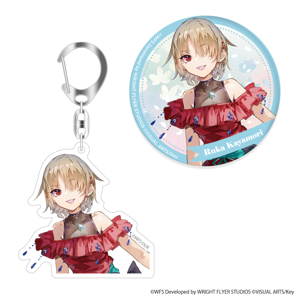 Key25th 茅森月歌 アクリルキーホルダー・缶バッジセット