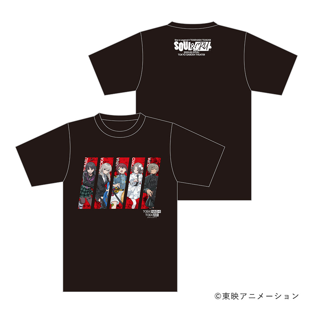 She is Legend×トゲナシトゲアリ 「SOUL & CRY」 Tシャツ