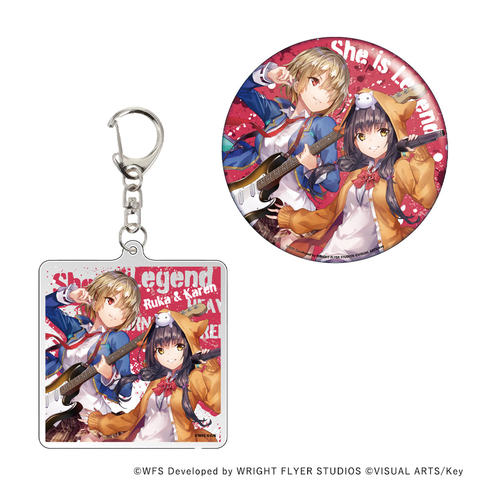 She is Legend×トゲナシトゲアリ 「SOUL & CRY」 She is Legend アクリルキーホルダー&缶バッジセット