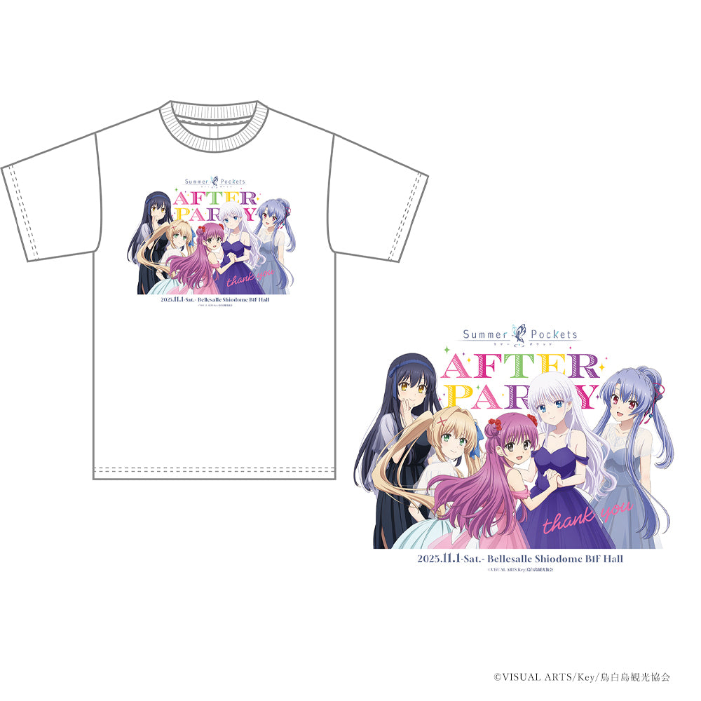 Summer Pockets AFTER PARTY SS Tシャツ TVアニメ『Summer Pockets』AFTER PARTY オリジナルTシャツ – VA STORE