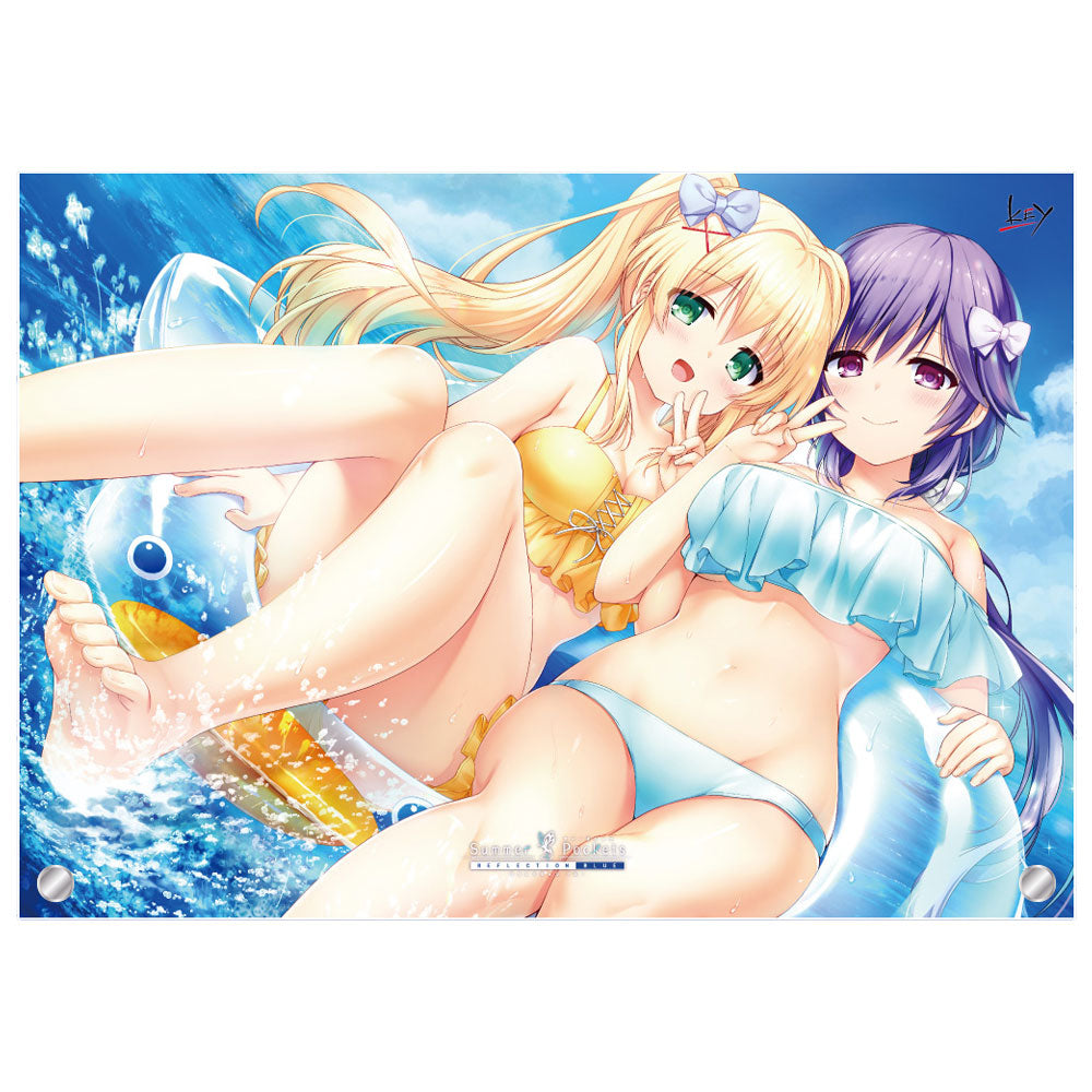 Summer Pockets RB A4アクリルパネル 紬 & 静久 2022ver.