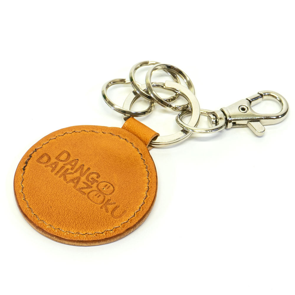 だんご大家族 本革キーリング_裏