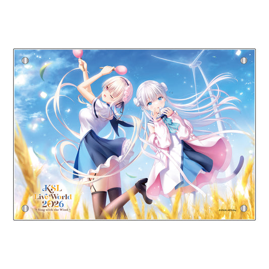 KSL Live World 2026 - Sing with the Wind -オリジナルオーロラアクリルパネル