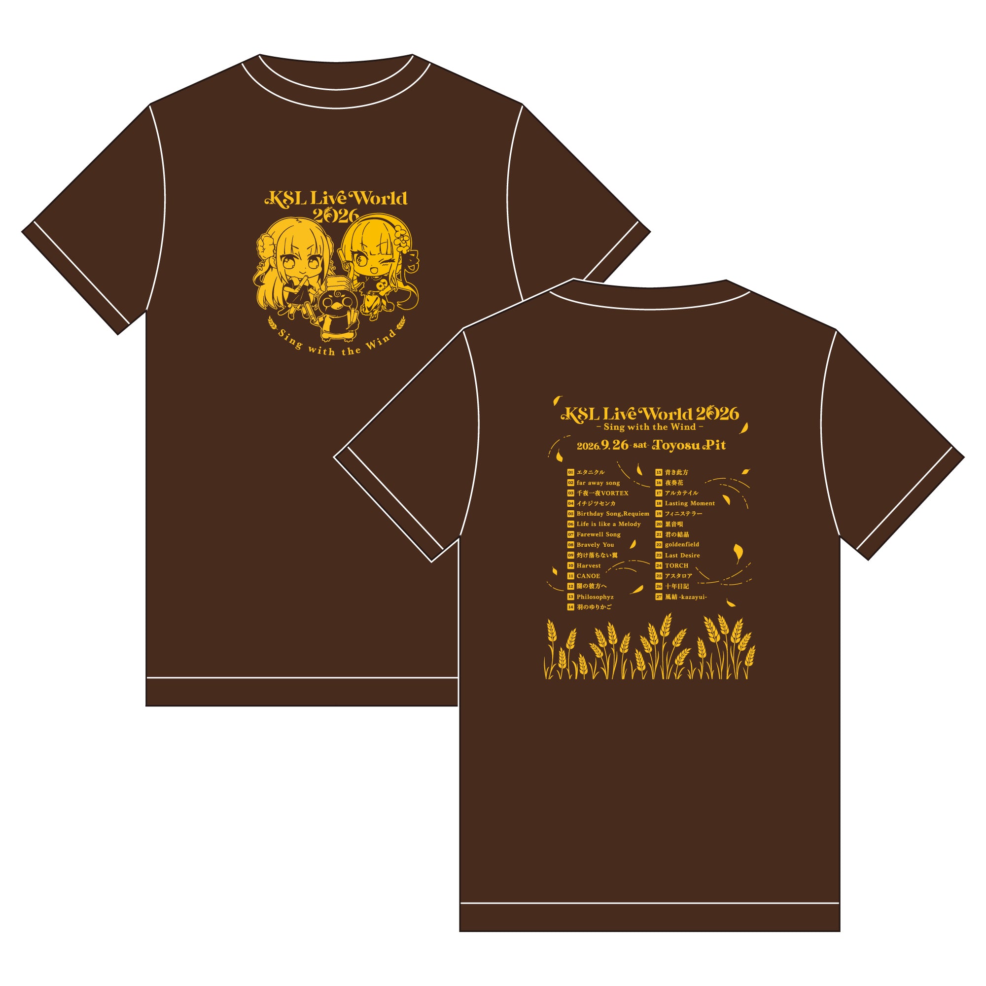KSL Live World 2026 - Sing with the Wind -シークレットTシャツ – VA