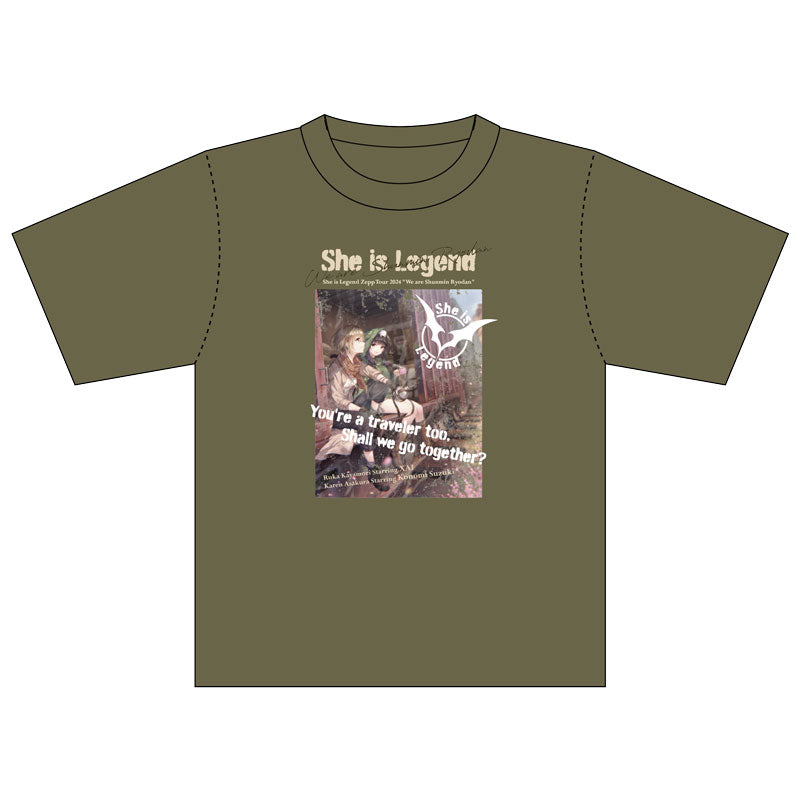 She is Legend Zepp Tour 2024 "We are 春眠旅団" Tシャツ(メインビジュアル)