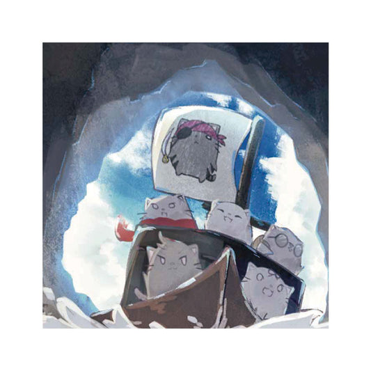 Summer PocketsRB 久島 鴎 ひげ猫団 ミニハンカチ