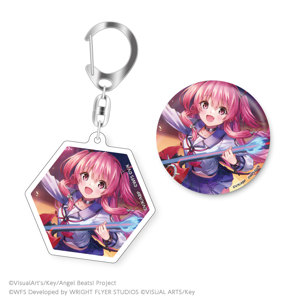 HEAVEN BURNS RED × Angel Beats! ユイ アクリルキーホルダー・缶バッジセット【受注販売】