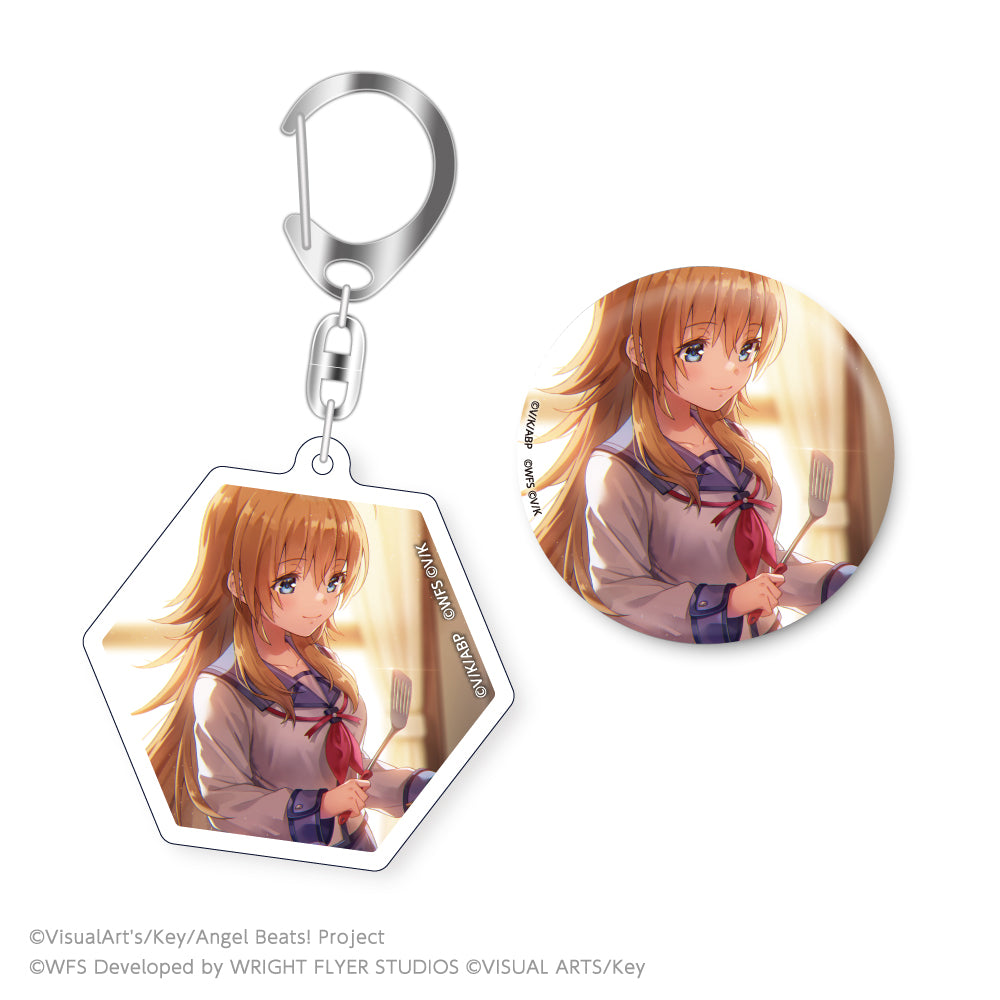 HEAVEN BURNS RED × Angel Beats! 関根 アクリルキーホルダー・缶バッジセット【受注販売】