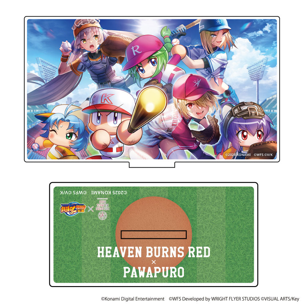 HEAVEN BURNS RED × 実況パワフルプロ野球 キービジュアル アクリルパネル