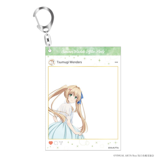 TVアニメ『Summer Pockets』AFTER PARTY SNS風アクリルキーホルダー(紬)