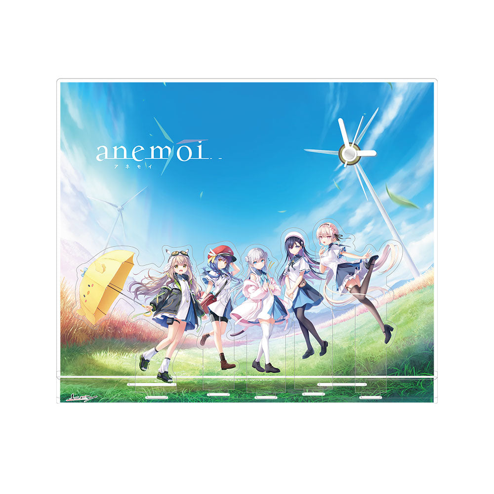 anemoi メインビジュアル ジオラマアクリルスタンド時計
