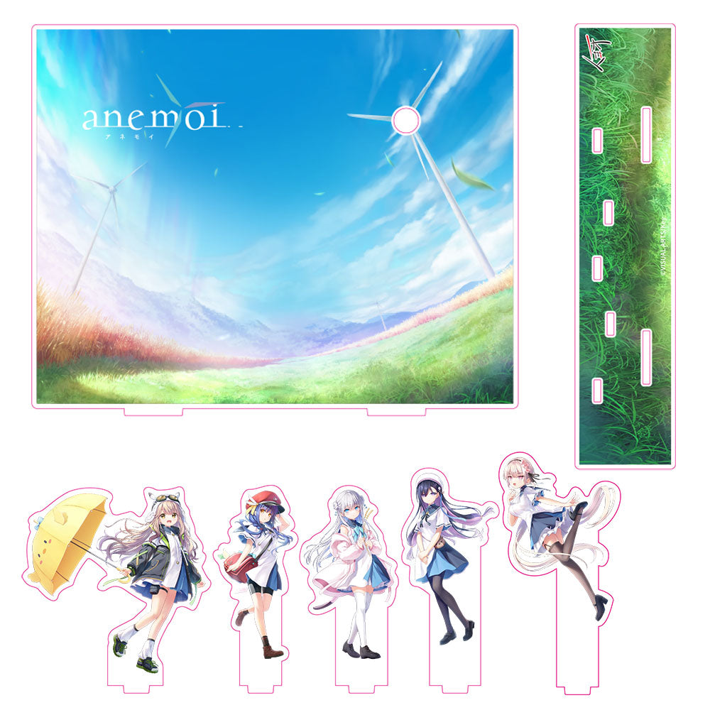 anemoi メインビジュアル ジオラマアクリルスタンド時計